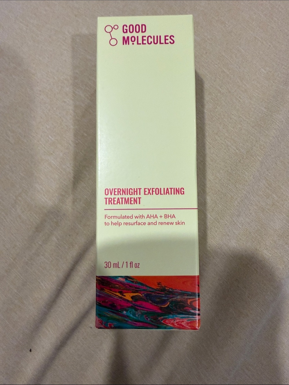 Good Molecules Overnight Exfoliating Treatment - AHA + BHA